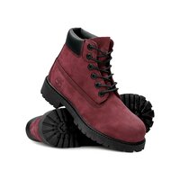 Dziecięce buty zimowe TIMBERLAND PREMIUM 6 INCH WP BOOT  a1o82 kolor bordowy