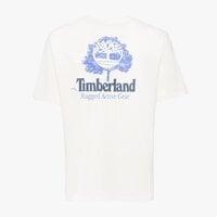 T-shirt, koszulka męska TIMBERLAND T-SHIRT RUGGED ACTIVE GEAR TEE tb0a63bdcm91 kolor biały