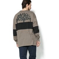 Bluza męska TIMBERLAND BLUZA LS OVERSIZED TEE a1mbw037 kolor zielony