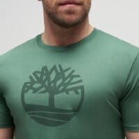 T-shirt, koszulka męska TIMBERLAND T-SHIRT TREE LOGO SHORT SLEEVE TEE tb0a2c2ra6z1 kolor zielony