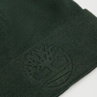 Czapka zimowa damska TIMBERLAND CZAPKA EMBOSSED TREE BEANIE tb0a67ueea11 kolor zielony
