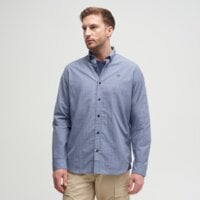 Koszula męska TIMBERLAND KOSZULA MICRO PLAID POPLIN tb0a6jg7a7p1 kolor niebieski