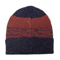 czapka zimowa męska TIMBERLAND CZAPKA ZIMOWA COLOR BLOCK CUF a1e5j433 kolor granatowy