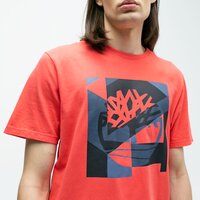 T-shirt, koszulka męska TIMBERLAND T-SHIRT COASTAL COOL GRAPHIC LOGO PRINT TEE tb0a2dnj8011 kolor czerwony
