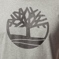 T-shirt, koszulka męska TIMBERLAND T-SHIRT SS KENNEBEC RVR TREE TEE 8466j052 kolor szary