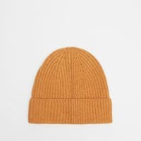 Czapka zimowa damska TIMBERLAND CZAPKA WOOL BEANIE tb0a66cj2311 kolor żółty