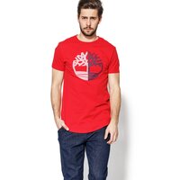 T-shirt, koszulka męska TIMBERLAND T-SHIRT SS KENNEBEC RV SEASONAL BRAND a1l7lj82 kolor czerwony