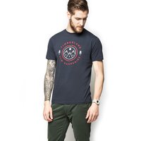 T-shirt, koszulka męska TIMBERLAND T-SHIRT MOUNTAIN a1erg433 kolor granatowy