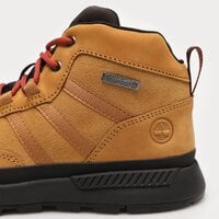 Dziecięce buty zimowe TIMBERLAND EURO TREKKER MID LEATHER tb0a66942311 kolor brązowy