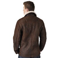 Kurtka zimowa męska TIMBERLAND KURTKA BRDVW ELITE SHLING COAT 83444968 kolor brązowy