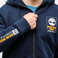 Bluza męska TIMBERLAND BLUZA ROZPINANA Z KAPTUREM YC CORE TRE LOGO tb0a2dy84331 kolor granatowy