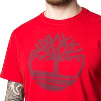 T-shirt, koszulka męska TIMBERLAND T-SHIRT SS KENNEBEC  RVR TREE TEE 8466j625 kolor czerwony