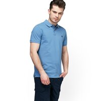 Koszulka polo męska TIMBERLAND POLO MILLERS RIVER PIQUE SLIM POLO tb0a1lilr911 kolor niebieski