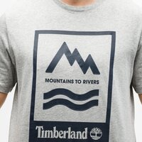 T-shirt, koszulka męska TIMBERLAND T-SHIRT MTR PRINT CREW TEE REG tb0a2fnh0521 kolor szary