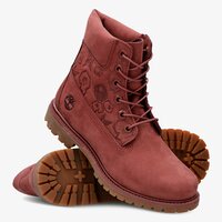 Damskie buty zimowe TIMBERLAND PREMIUM 6 INCH BOOT - W  a1k3o kolor bordowy