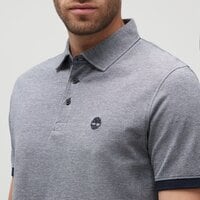 Koszulka polo męska TIMBERLAND POLO BABOOSIC BROOK OXFORD POLO tb0a6bwg4331 kolor granatowy