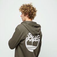 Bluza męska TIMBERLAND BLUZA ROZPINANA Z KAPTUREM LOGO FULL ZIP HOODIE tb0a2bjjz281 kolor zielony