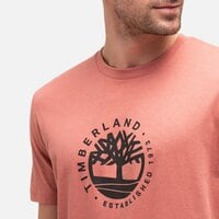 T-shirt, koszulka męska TIMBERLAND T-SHIRT WWES SS FRONT GRAPHIC TEE tb0a65xsdj11 kolor różowy