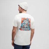 T-shirt, koszulka męska TIMBERLAND T-SHIRT BACK GRAPHIC SHORT SLEEVE TEE tb0a5udycm91 kolor biały