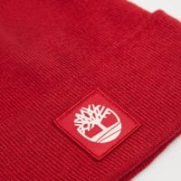 Czapka zimowa damska TIMBERLAND CZAPKA TONAL PATCH BEANIE tb0a65jaai71 kolor czerwony