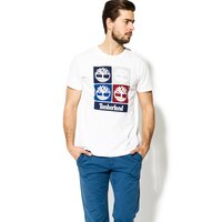 T-shirt, koszulka męska TIMBERLAND T-SHIRT SS MULTIGRAPHIC TEE UC a1n4ub30 kolor biały