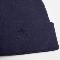 Czapka zimowa damska TIMBERLAND CZAPKA CUFF BEANIE W/ EMBROIDERED LOGO tb0a61cj4511 kolor czarny