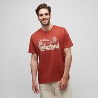 T-shirt, koszulka męska TIMBERLAND T-SHIRT TFO FRONT GRAPHIC TEE tb0a6dageod1 kolor bordowy