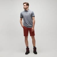 Koszulka polo męska TIMBERLAND POLO BABOOSIC BROOK OXFORD POLO tb0a6bwg4331 kolor szary