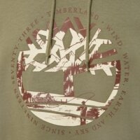 Bluza męska TIMBERLAND BLUZA Z KAPTUREM TREE LOGO LAKE HOUSE tb0a6kbq5901 kolor zielony