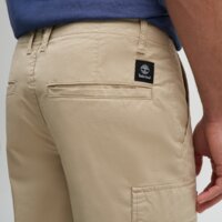 Szorty, spodenki męskie TIMBERLAND SZORTY POPLIN CARGO tb0a41hfy941 kolor beżowy