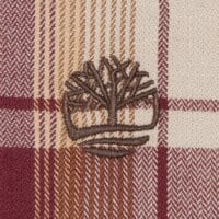 Koszula męska TIMBERLAND KOSZULA HERRINGBONE FLANNEL CHECK SHIRT tb0a42y1eys1 kolor bordowy