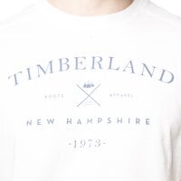 T-shirt, koszulka męska TIMBERLAND T-SHIRT SS KENNEBEC  RVR TBL TEE a14mu100 kolor biały