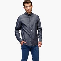 Koszula męska TIMBERLAND KOSZULA LS MILFORD SOLID OXFORD SLIM a1lokb68 kolor niebieski