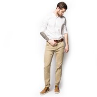 Spodnie męskie TIMBERLAND SPODNIE SQUAM LAKE TWILL CHINO a17cd26234 kolor beżowy