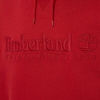 Bluza męska TIMBERLAND BLUZA Z KAPTUREM ESTABLISHED 1973 EMBROIDERED LOG tbc0yhb6ai71 kolor czerwony