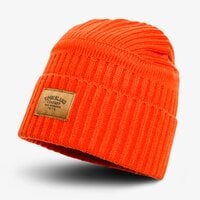 czapka zimowa męska TIMBERLAND CZAPKA ZIMOWA RIBBED BEANIE tb0a1egw8451 kolor pomarańczowy