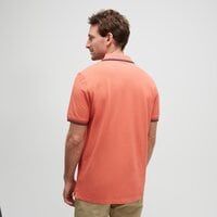 Koszulka polo męska TIMBERLAND POLO TIPPED PIQUE SHORT SLEEVE POLO tb0a5w4yei41 kolor czerwony