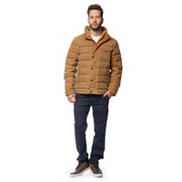 Kurtka zimowa męska TIMBERLAND KURTKA OS MT DAVIS WAX DWN JKT a16pg205 kolor brązowy