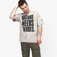 T-shirt, koszulka męska TIMBERLAND T-SHIRT ELLIS RIVER STATEMENT TEE tb0a1odis901 kolor beżowy