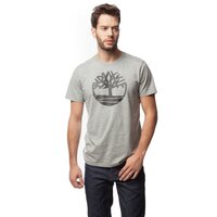 T-shirt, koszulka męska TIMBERLAND T-SHIRT SS KENNEBEC RVR TREE TEE 8466j052 kolor szary