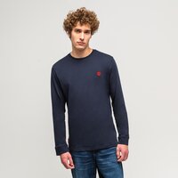 T-shirt, koszulka męska TIMBERLAND T-SHIRT TFO LS LEFT CHEST LOGO TREE LOGO tb0a2fqd4331 kolor granatowy