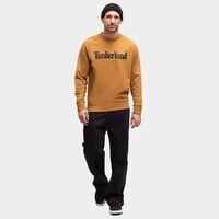 Bluza męska TIMBERLAND BLUZA TFO PRINT LINEAR LOGO CREW LB SWEATSHIRT tb0a2fedp471 kolor żółty