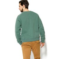 Bluza męska TIMBERLAND BLUZA WESTFIELD RIVER BRAND LOGO CREW a1lgrj02 kolor zielony