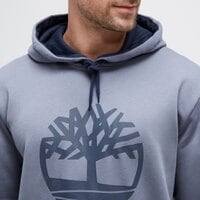 Bluza męska TIMBERLAND BLUZA Z KAPTUREM TFO TREE LOGO BRUSHBACK HOODIE tb0a626u0731 kolor niebieski