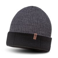 Czapka zimowa damska TIMBERLAND CZAPKA ZIMOWA RIBBED COLOR BLOCK BEANIE a1ekp001 kolor czarny