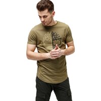 T-shirt, koszulka męska TIMBERLAND T-SHIRT SS KENNEBEC RV SEASONAL BRAND CARRIER LAR tb0a1l7lq691 kolor zielony