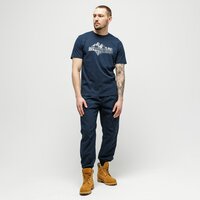 T-shirt, koszulka męska TIMBERLAND T-SHIRT LINEAR MOUNTAIN TEE tb0a22kh4331 kolor granatowy
