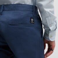 Spodnie męskie TIMBERLAND SPODNIE TFO TWILL CHINO PANT tb0a29pf2881 kolor granatowy