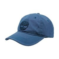 Czapka męska TIMBERLAND CZAPKA COTTON CANVAS CAP TREE LOGO a1e9m437 kolor granatowy