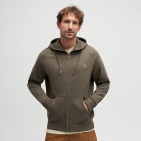 TIMBERLAND BLUZA ROZPINANA Z KAPTUREM LOOPBACK FULL ZIP